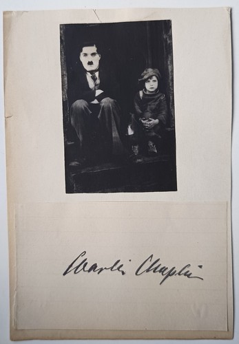 Autograph charlie chaplin - ,