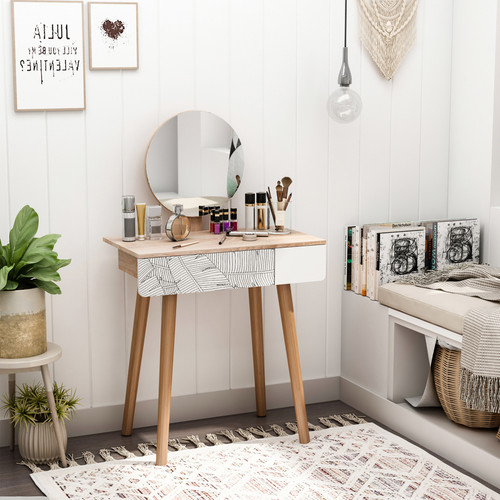 Dressing table wooden nordic - dressing,