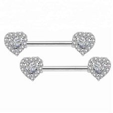 Luxury Hearts Bar Rhinestone