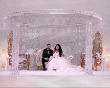 HIRE ONLY: Gold & White Throne