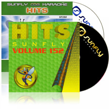 2 x Karaoke CD+G Disc SF152 and SF280 Sunfly Hits 31 CDG Track Vol 152 and 280