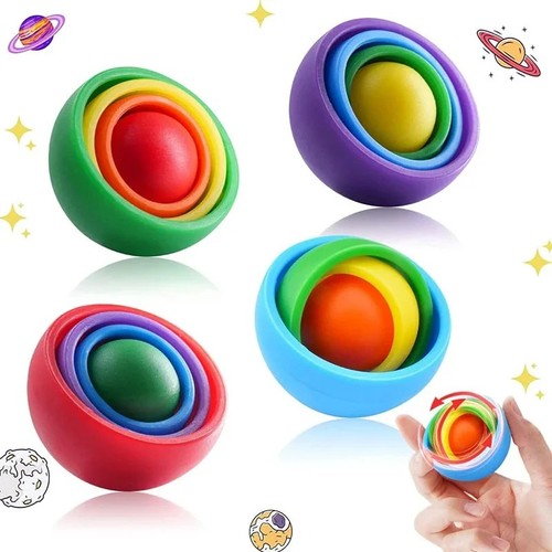 Rotation ball fidget gyro - 3d,