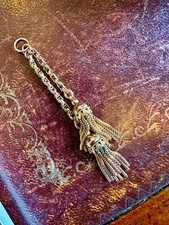 Antique 9ct rose gold double - antique,