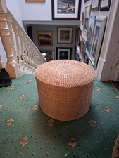 Rattan Pouffe