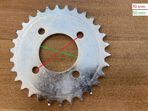 Sprocket teeth moped - 30,