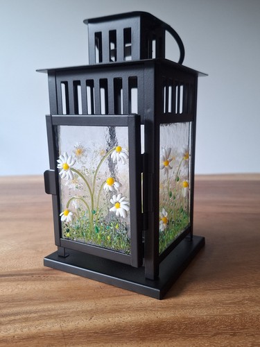 Hand made fused glass - hand-made, lantern