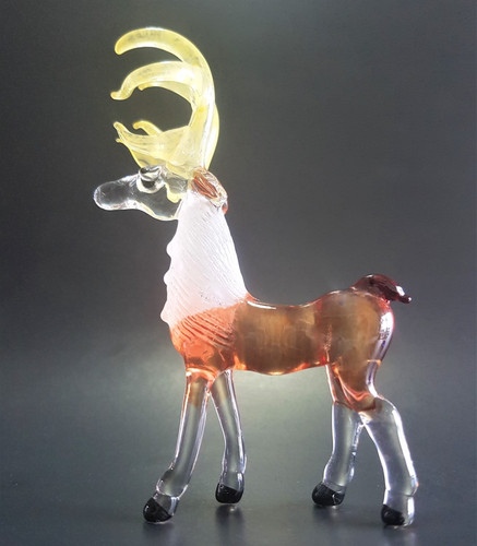 Hand blown amber - hand,