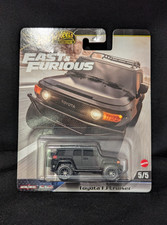 HOT WHEELS PREMIUM TOYOTA FJ CRUISER IN MATTE BLACK. 2024 FAST & FURIOUS 5/5