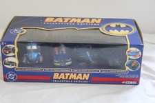 Corgi DC Comics Gift Set Batman Batmobile Editions  BLUE 1940s BATMOBILE