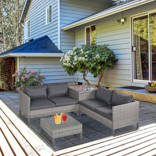 4pc rattan garden - 4pc, set