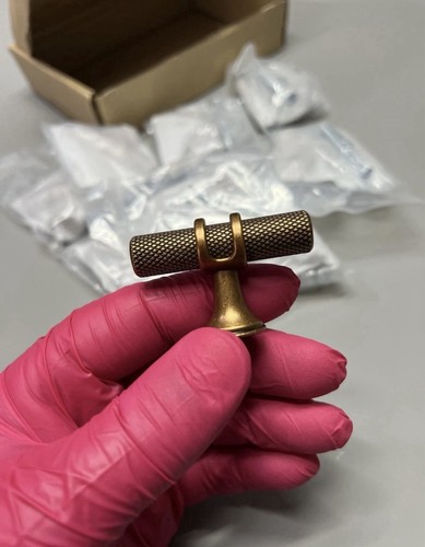 10x antique brass knurled - 10x,