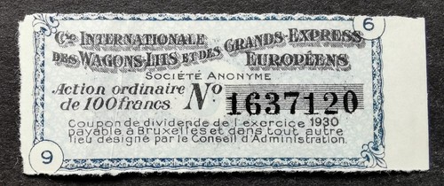 100 franc dividend - franc,