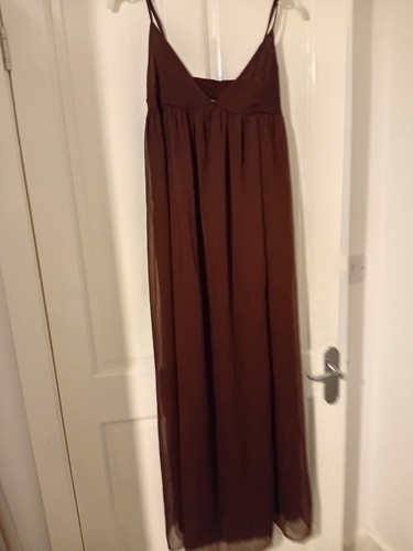 Petite chiffon strappy maxi - chiffon,