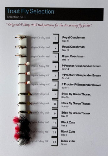 Fulling mill trout - , flies