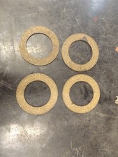 VINTAGE PRE WAR MOTORCYCLE GIRDER FORK FRICTION DISC X 4 TRIUMPH BSA NORTON A