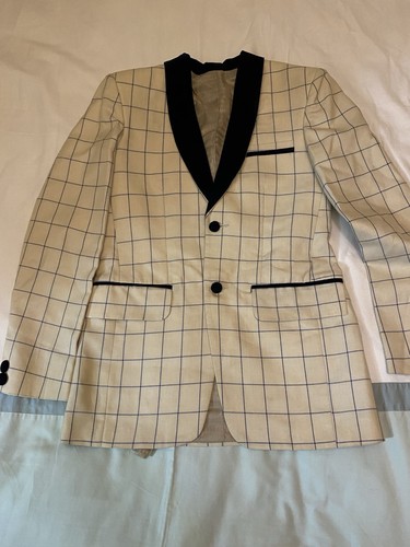 Men check jacket - jacket, velvet