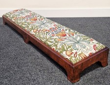 Antique Hearth Stool, Long Low