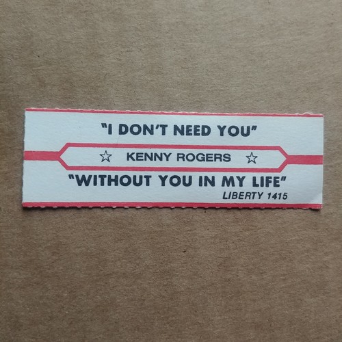 Kenny rogers don need you - need,