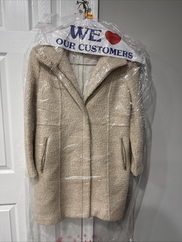 Tweed coat sz - h&m, 14
