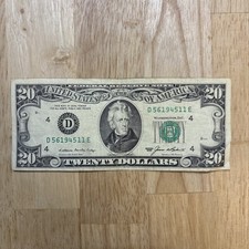 Old 20 Dollar Bill (1985)