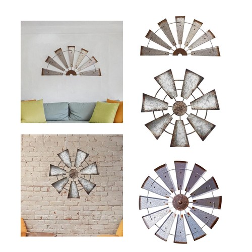 Iron windmill wall art artwork - art,