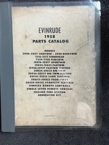 1958 evinrude outboard motors - 1958,