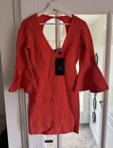 Hervé léger red bodycon - hervé,