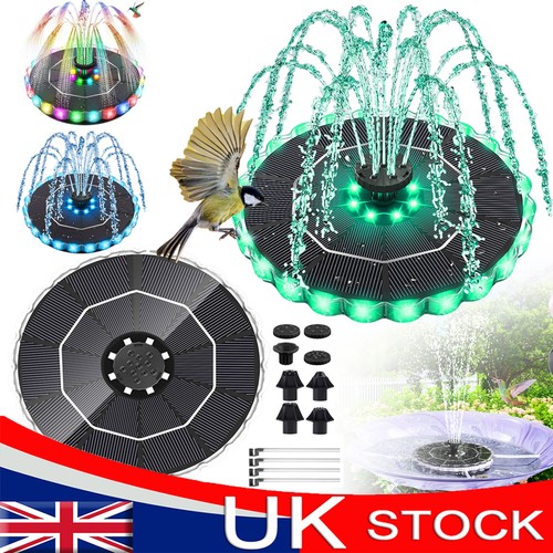 Solar powered fountain - powered,