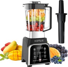 NEW KOTLIE BS-0212 2000W 2L 28000RPM Smoothie Maker Blender In Black- Z03
