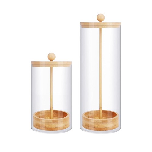 Straw holder with lid clear - holder,