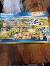 Playmobil 70341 Large Zoo Play Set Viewing Platform Figures Animals **Incomplete
