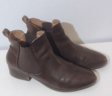 Schuh Ankle Chelsea Boots UK 8 Eu 41 Brown