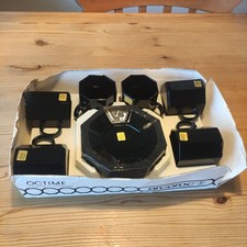 Arcoroc Octime Black Octagonal