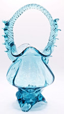 Blue Murano Italy 1950's mid