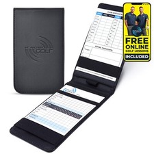ME AND MY GOLF Premium Scorecard Holder Golf Scorecard Holder Leather Scorecard