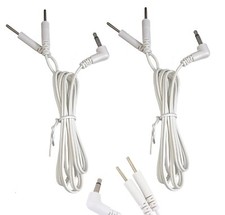 Tens Electrode Lead Wires Standard Male Jack Connection ( one pair )