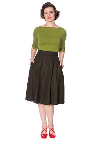 Women olive vintage retro - olive,