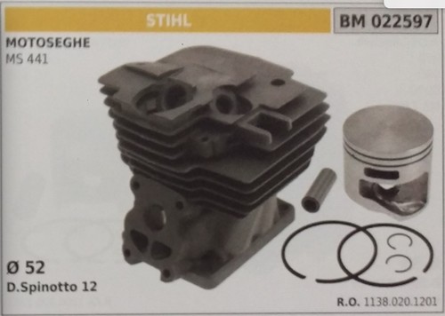 Complete cylinder and piston - complete,
