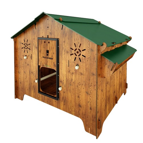 Large chicken coop - chicken, 15