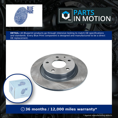 Brake discs pair solid - brake,