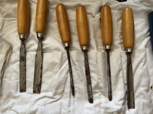 Mixed wood chisel - mixed, 12pc