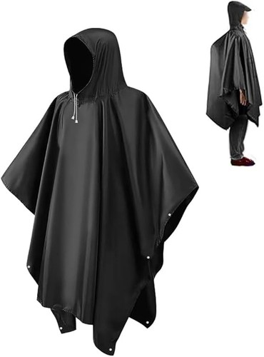 Adult waterproof rain poncho - waterproof,