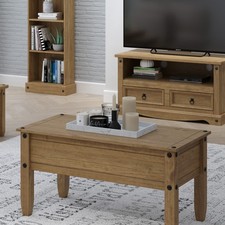 Corona Coffee Table, Antique