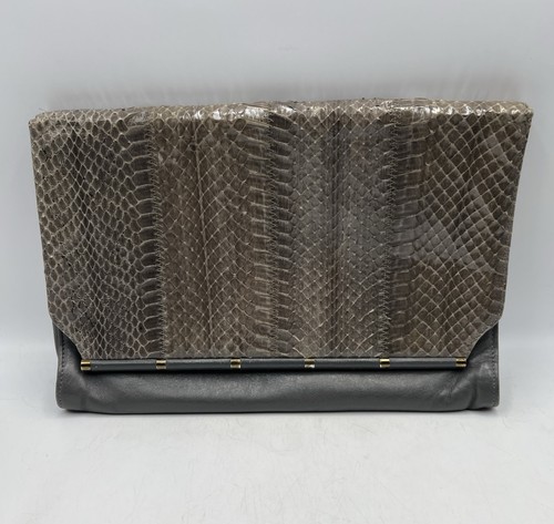Vtg grey beige genuine - vtg,
