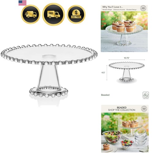 Glass cake stand pedestal - cake,