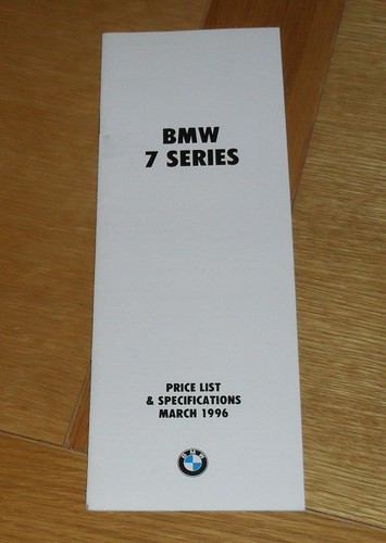 Bmw series price guide - 7,