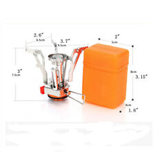 Portable Mini Outdoor Stove Compact Camping Hiking Fishing Gas Heater Cooker 1pc