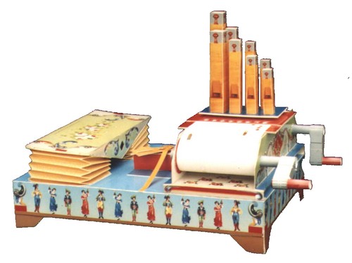 Card model kit paper pipe - card,