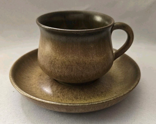Vtg denby romany brown coffee - vtg,