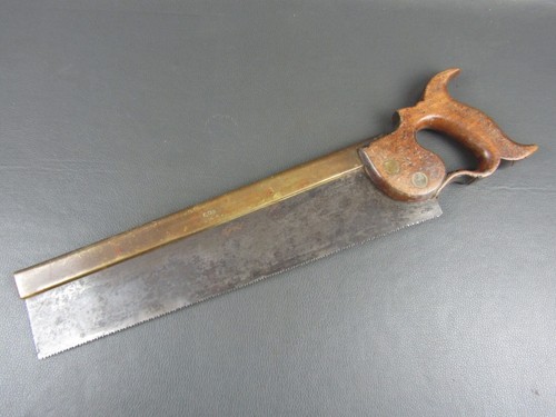 Vintage brass backed tenon - vintage,